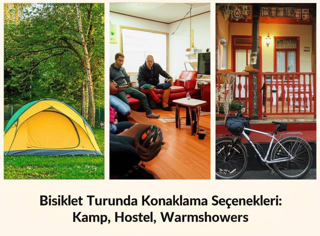 Bisiklet Turunda Konaklama Seçenekleri: Kamp, Hostel, Warmshowers